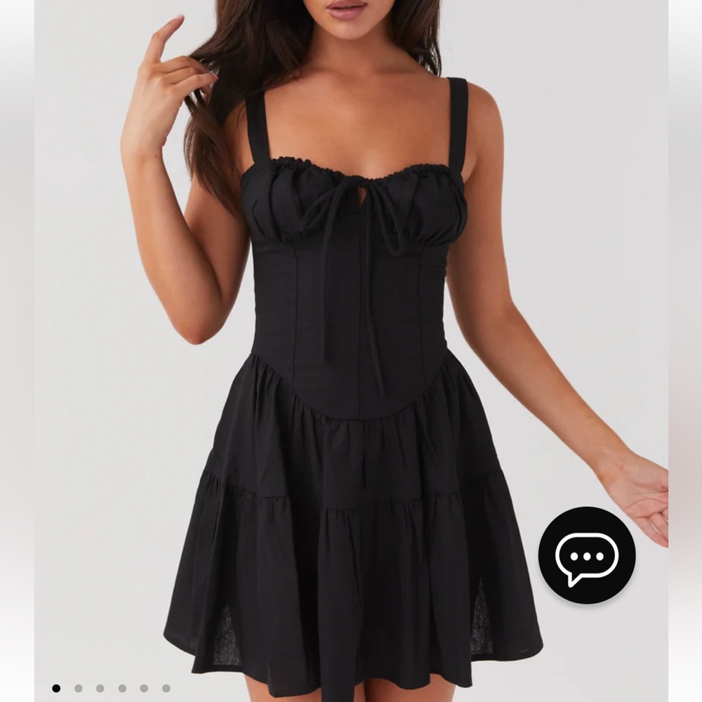 Peppermayo Lucie Linen Mini Dress
